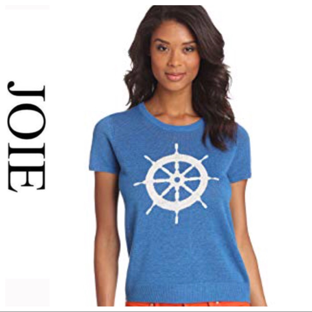 💕SALE💕 Joie Abiel Nautical Intarsia Sweater - Picture 1 of 8
